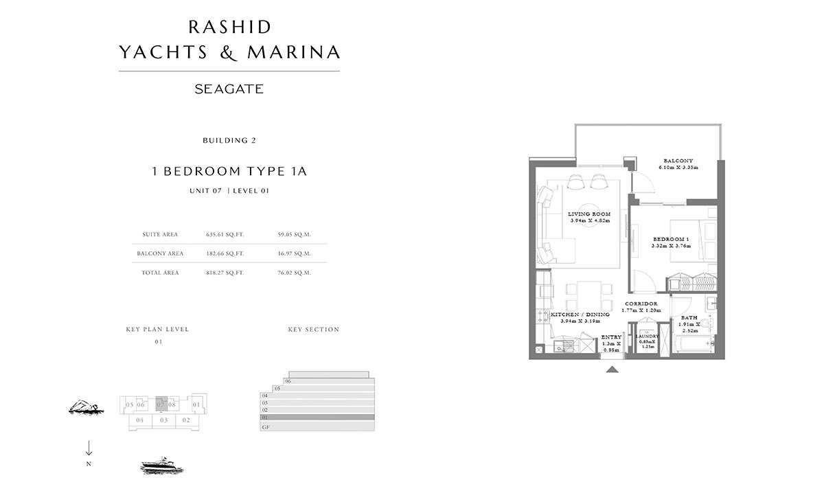 Type 1A, Unit 07, Level 01 Building 2